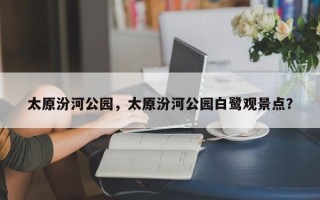 太原汾河公园，太原汾河公园白鹭观景点？