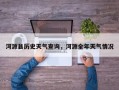 河源县历史天气查询，河源全年天气情况