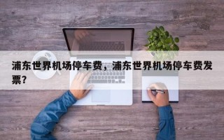 浦东世界机场停车费，浦东世界机场停车费发票？